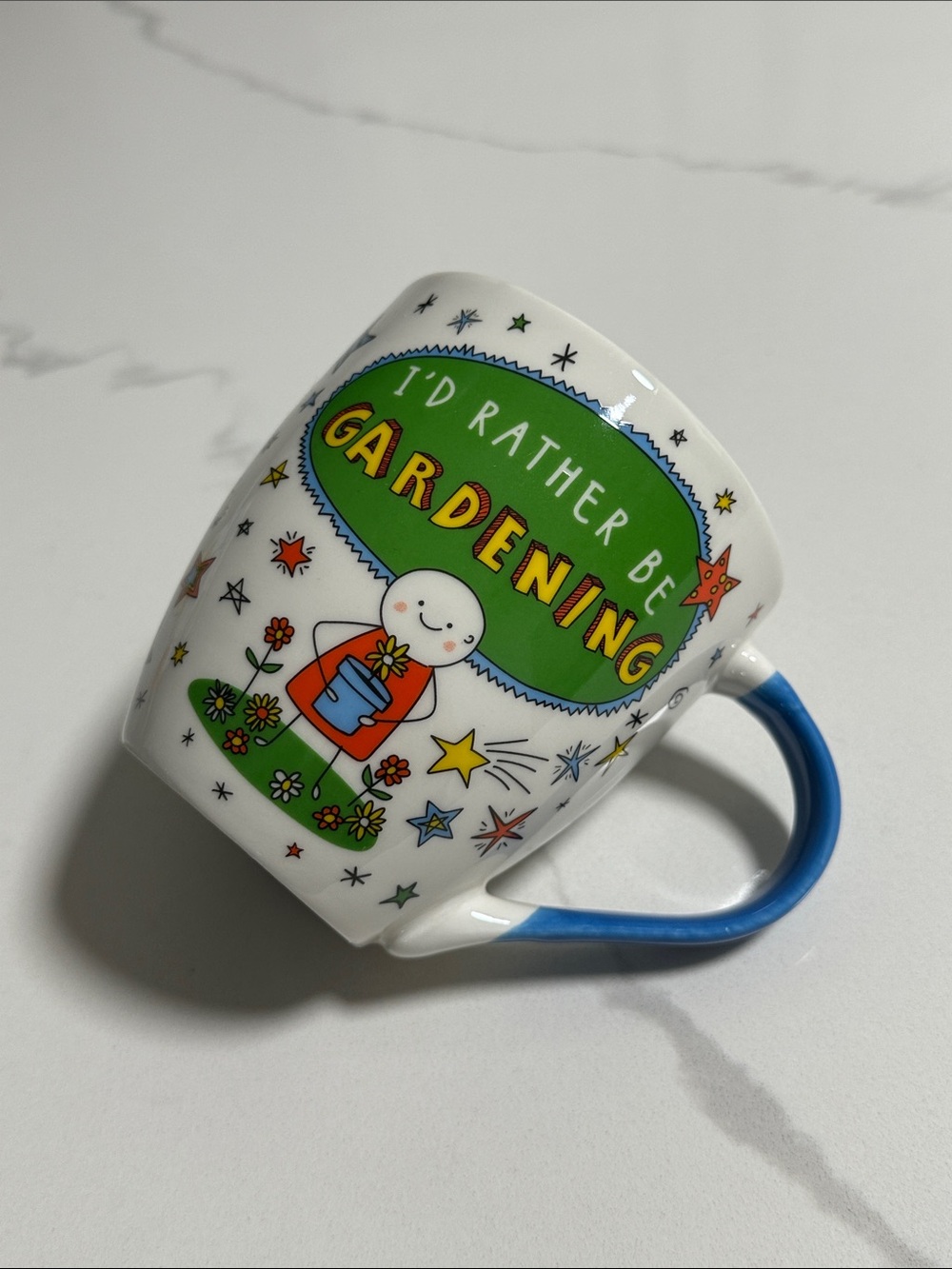 Love Mug “I’D Rather Be Gardening” Ceramic Mug